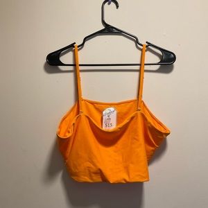 Orange Swim Top